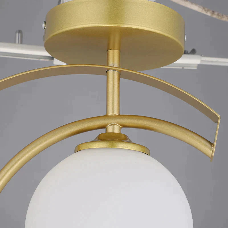 Nordic Creative Bedroom Iron Ceiling Lamp