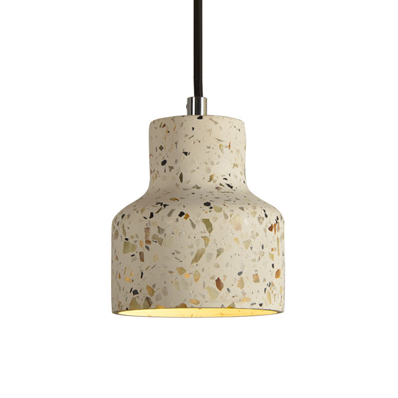 Nordic Terrazzo Hanging Lamp - Black/Red/Pink With Down Lighting Pendant Perfect For Dining Table 1
