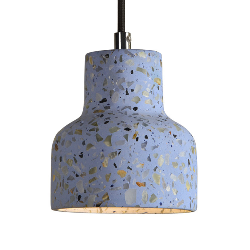 Nordic Terrazzo Hanging Lamp - Black/Red/Pink With Down Lighting Pendant Perfect For Dining Table 1