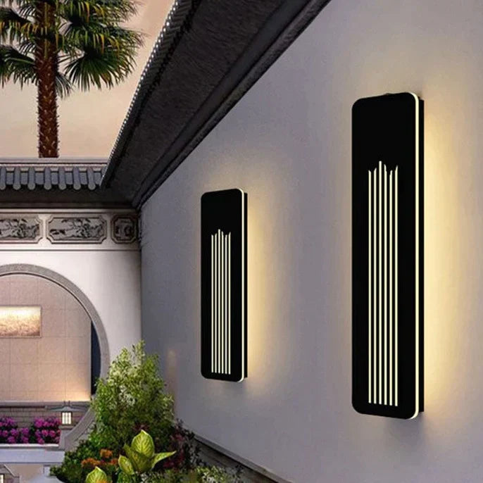 Modern Waterproof Outdoor Led Wall Lamps Ip65 Aluminum Light Garden Porch Sconce Lights 110V 220V