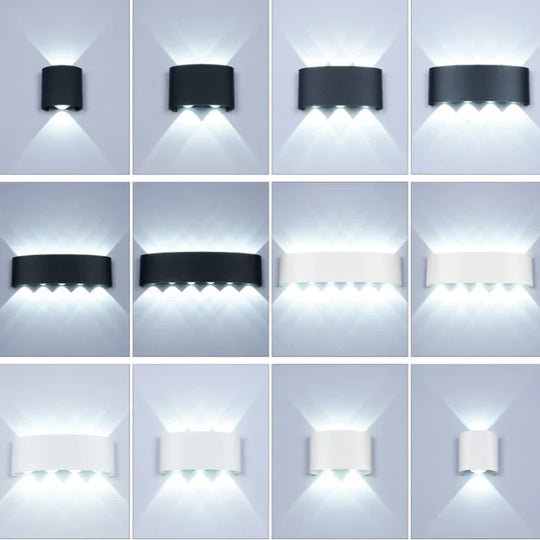 Led Outdoor Waterproof Wall Lamp Led Light Porch Courtyard Garden Lights Balconi Lighting Outdoor