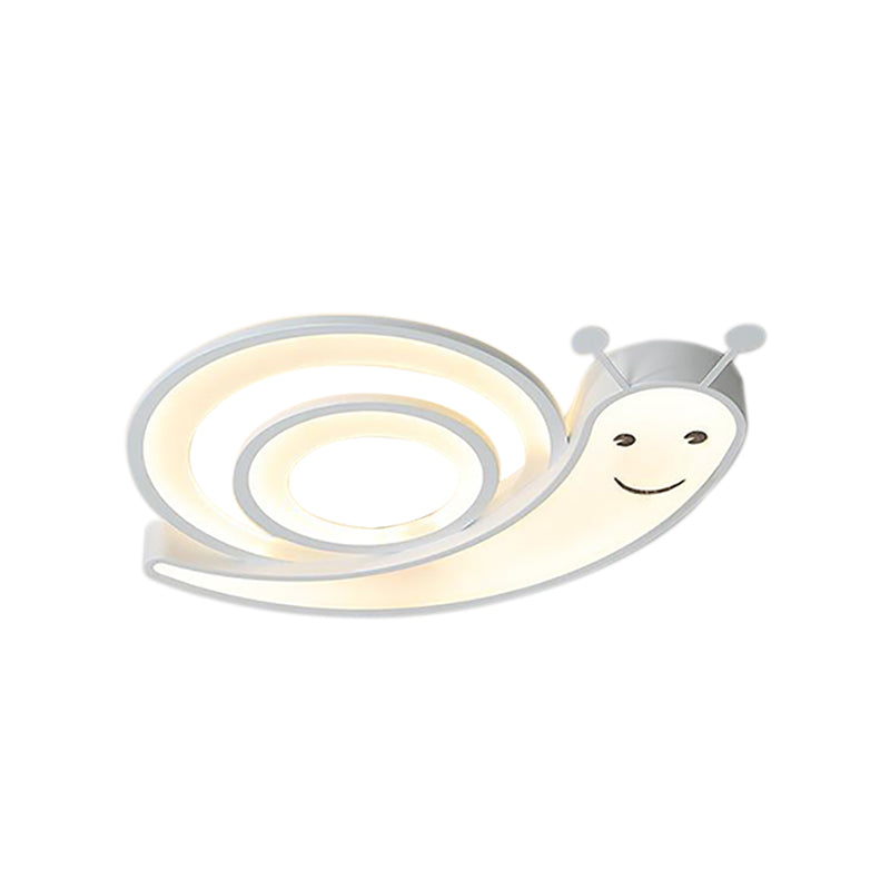 Cute Snail Led Ceiling Lamp - Perfect For Kindergarten Bedrooms!