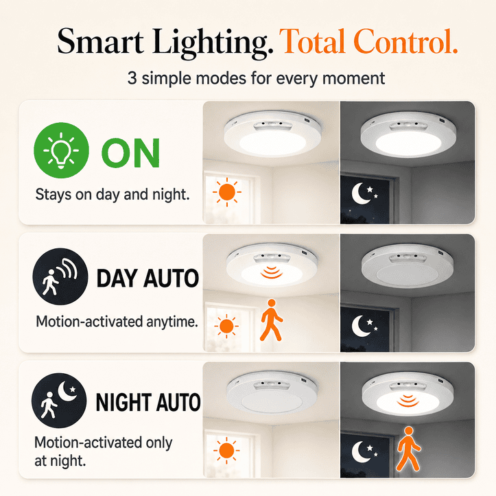 Luna Smart Motion-Activated Light