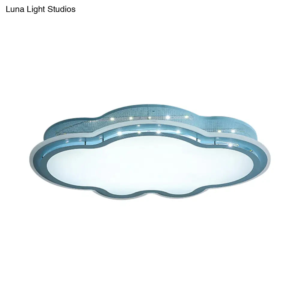 Cloud - Themed Led Flush Mount Ceiling Light For Kindergarten