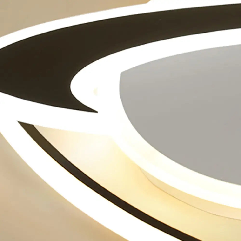 Creative Acrylic Led Flush Mount Ceiling Light For Boys Bedroom