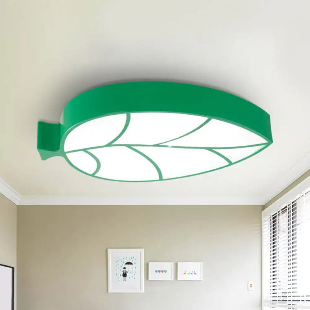 Leaf LED Flush Mount - Simplicity for Nursery Ceiling - Luna ...