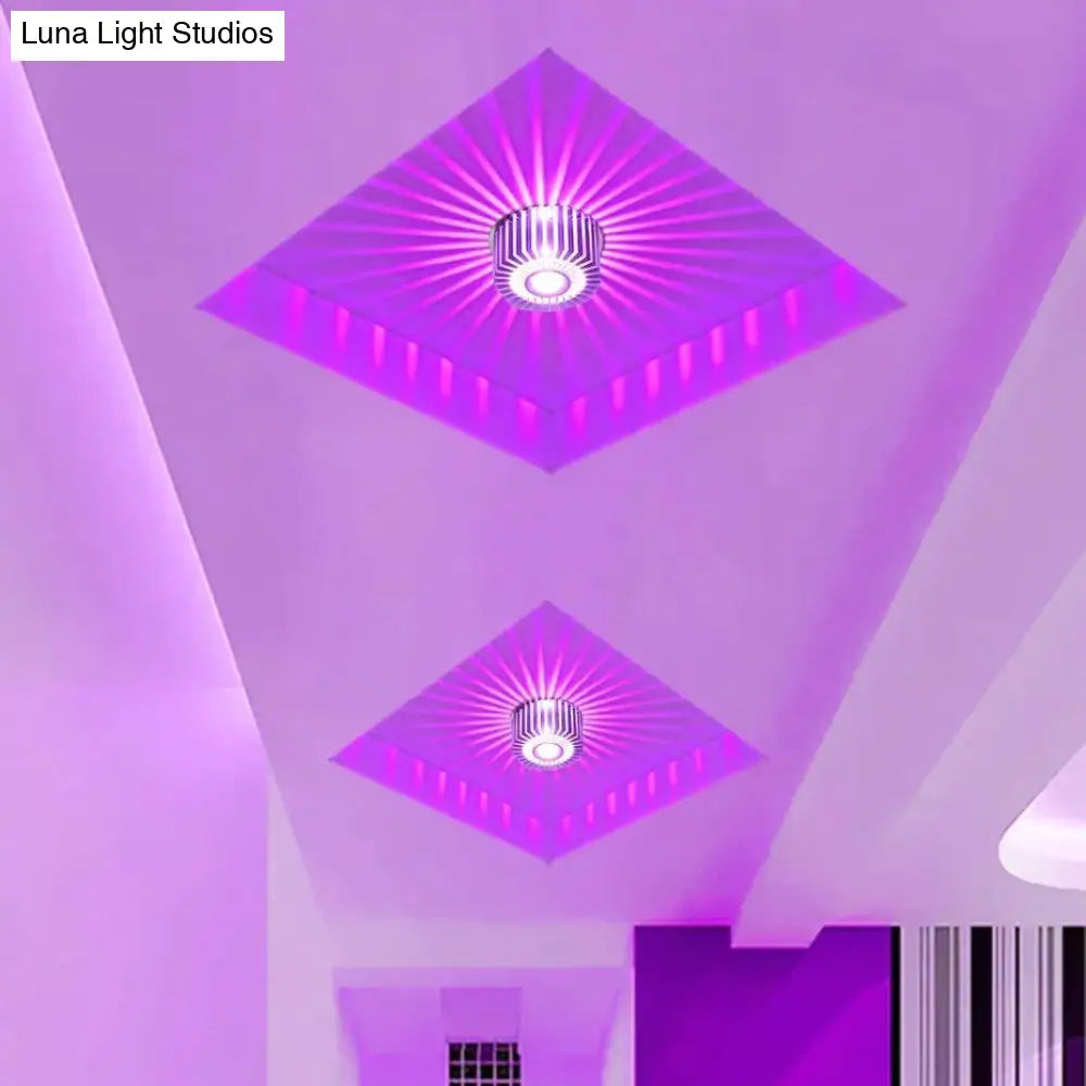 Modern Ceiling Light Colorful Indoor Led Lamp 3W Wall Sconce For Gallery Balcony Lamp Porch Light