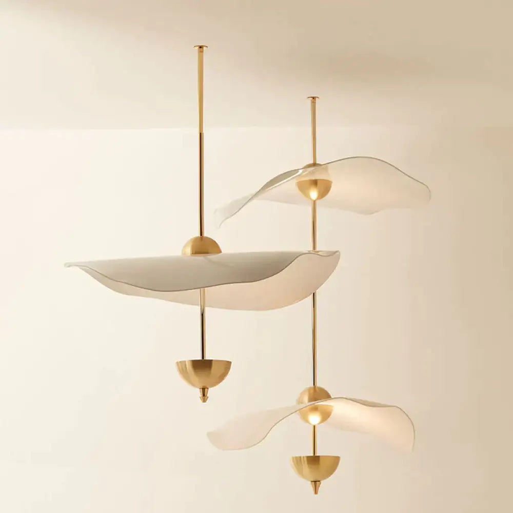Modern Simple Restaurant Lamp Nordic Art Acrylic Led Staircase Bar Bedroom Model Room Hotel