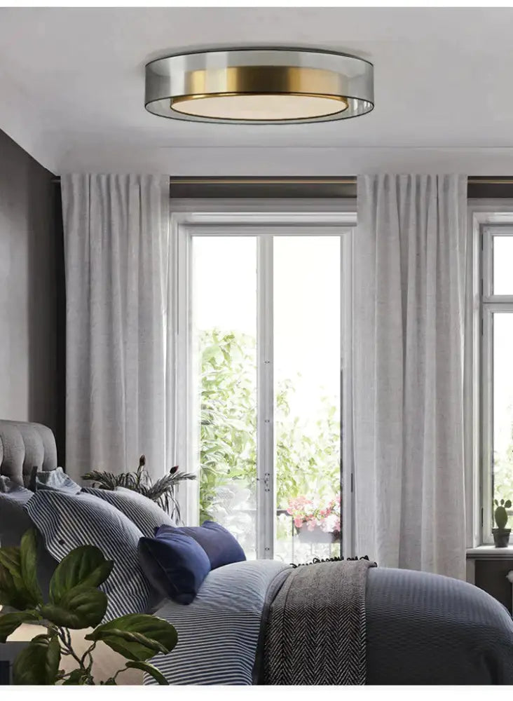 Nordic Living Room Special Light Luxury Lamp 40cm iron tricolor Ceiling