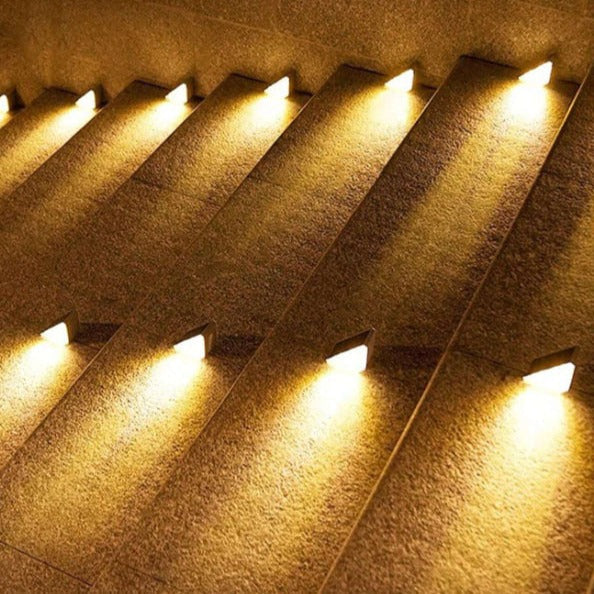 Luna Solar Powered Stair Lights Pack of 4Pack,10 Pack,20Pack