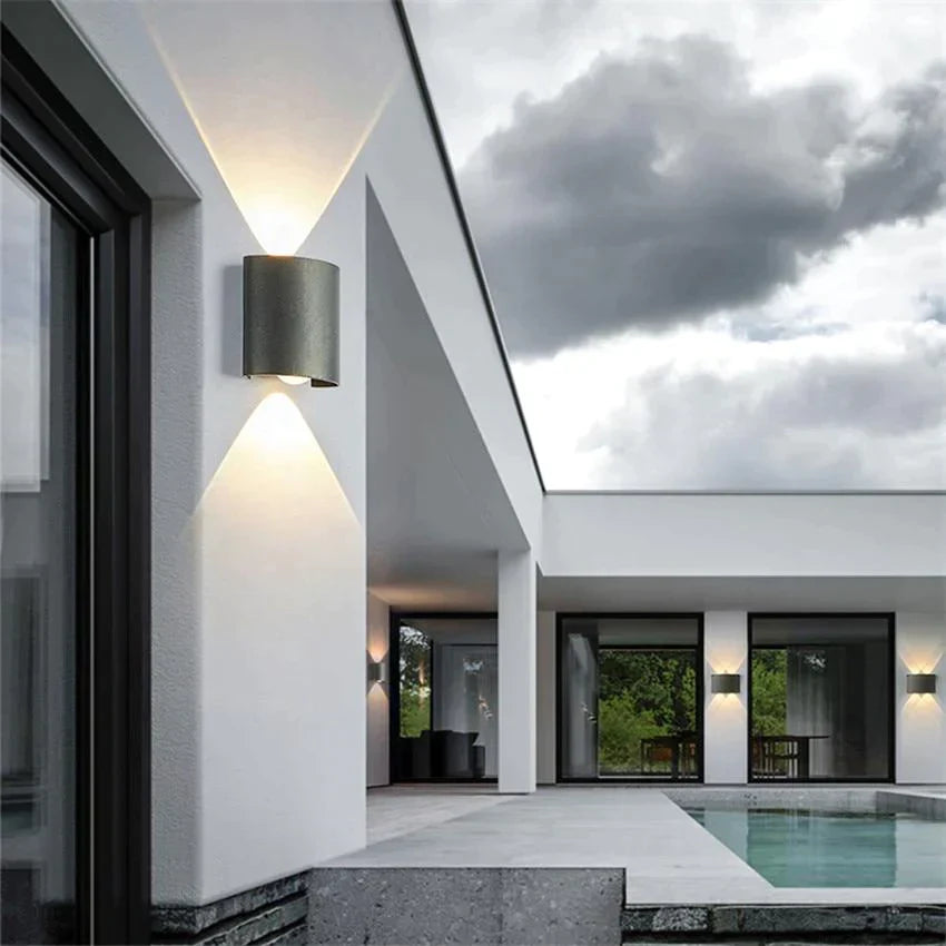 Led Outdoor Waterproof Wall Lamp Led Light Porch Courtyard Garden Lights Balconi Lighting Outdoor