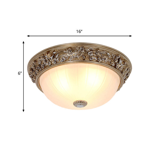 Minimalist Semi-Ball Ceiling Light: 2/3-Head Resin Fixture In Aged Silver (13/16 Wide)