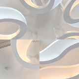 Modern Blossoming Led Flush Mount Light: 3/6/9 - Light Acrylic Ceiling Fixture - Warm/White/Natural