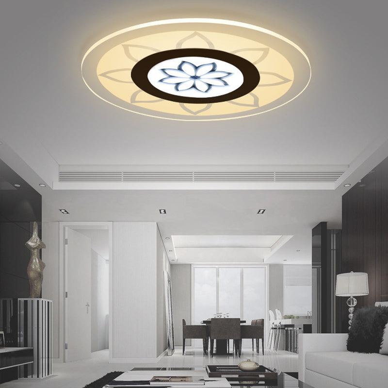 Blossom Acrylic Led Flushmount Ceiling Lamp In Warm/White 8/16.520.5 Wide