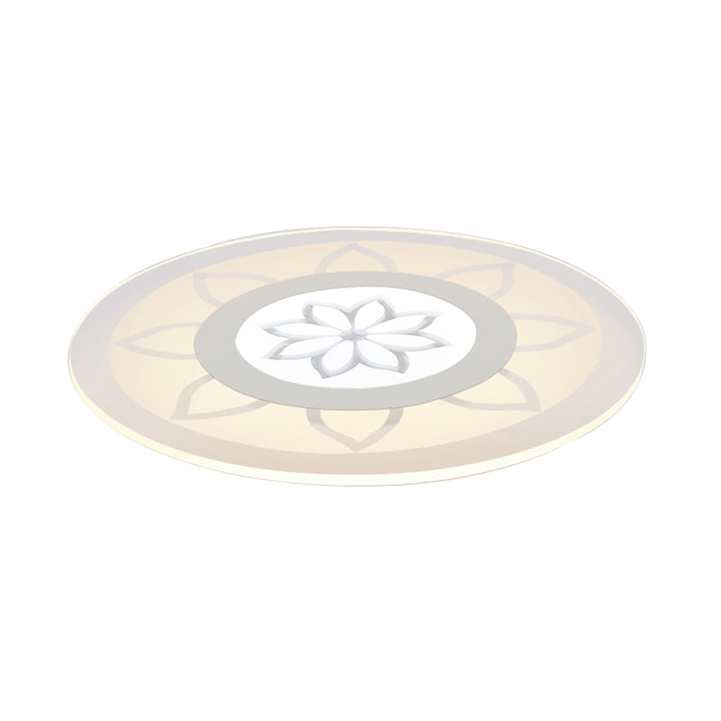 Blossom Acrylic Led Flushmount Ceiling Lamp In Warm/White 8/16.520.5 Wide