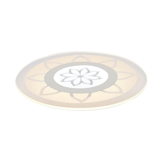 Blossom Acrylic Led Flushmount Ceiling Lamp In Warm/White 8/16.520.5 Wide