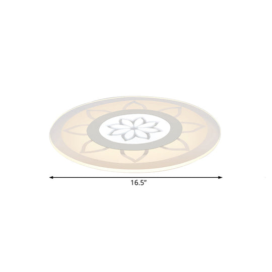 Blossom Acrylic Led Flushmount Ceiling Lamp In Warm/White 8/16.520.5 Wide