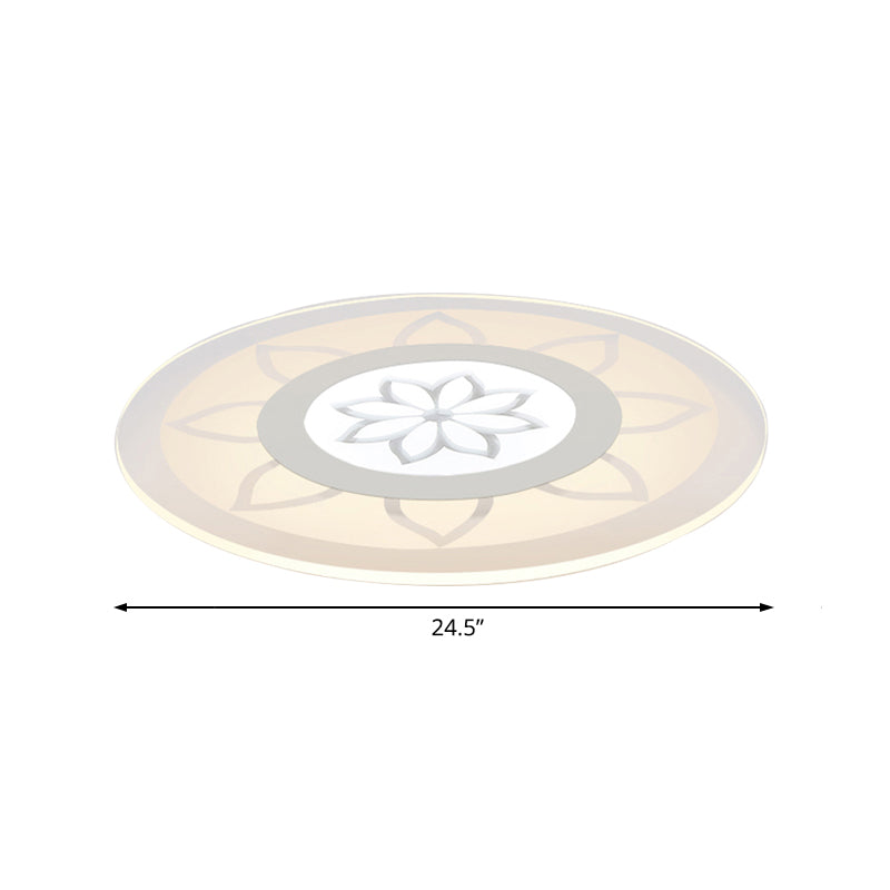 Blossom Acrylic Led Flushmount Ceiling Lamp In Warm/White 8/16.520.5 Wide