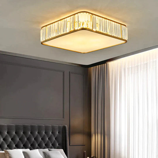 Simple Modern Crystal Lamp Atmosphere Dining Room Bedroom Ceiling