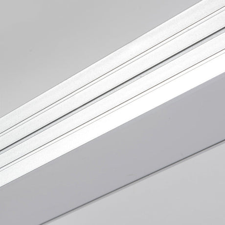 Sleek Led Office Pendant Lamp - Silver/Black Ridged Metal Shade Simplicity Ceiling Light Ideal For