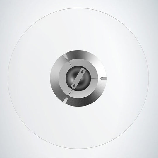 Sleek Led Acrylic Pendant Ceiling Light For Dining Room - Clear Disc Design