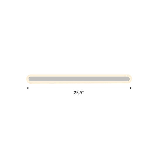 Simplicity Led White/Warm Wall Sconce Lamp - 3 Sizes Available