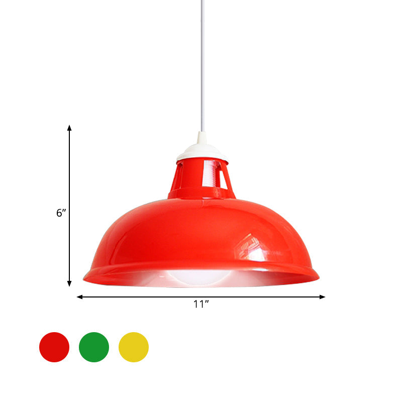 Vintage Coin Pattern Pendant Light With Acrylic Shade - 1 Bulb Ceiling Fixture For Restaurant