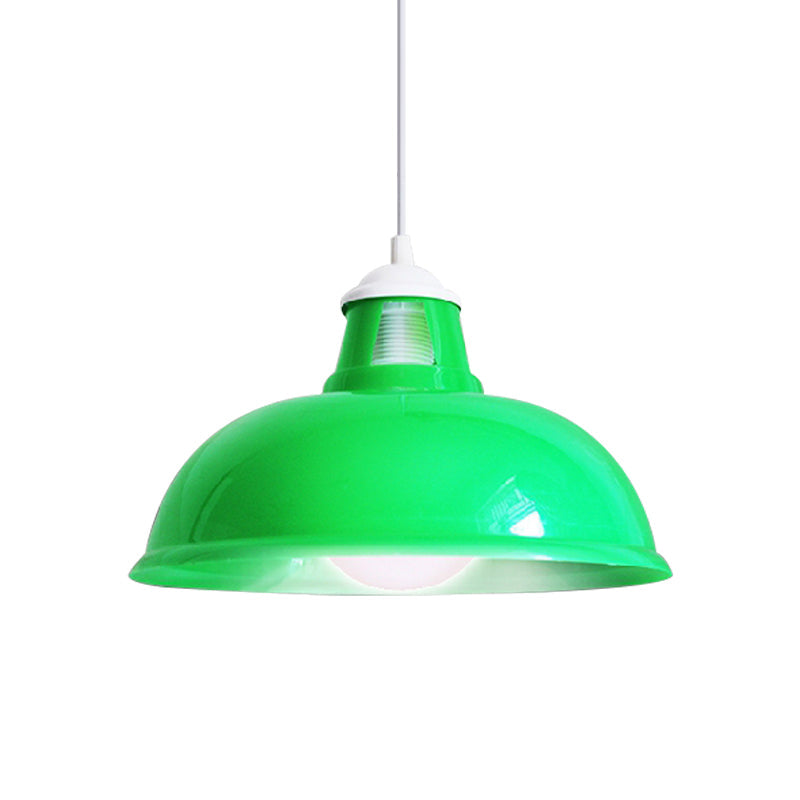 Vintage Coin Pattern Pendant Light With Acrylic Shade - 1 Bulb Ceiling Fixture For Restaurant