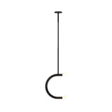 C-Shaped Metal Black Led Pendant Light For Dining Room - Simple Style
Or
Simple Style