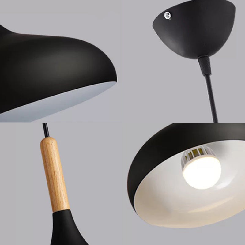 Contemporary Aluminum Pendant Light With Onion Shade – Ideal For Balcony Or Hallway 9.5/12/14