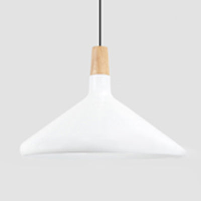Nordic Aluminum Coolie Shade Suspension Pendant Light - 1 Head 7/10.5/15 Inch Wide Ideal For Office