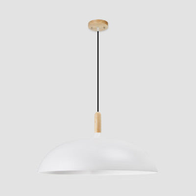 Modern Saucer-Shaped Pendant Lamp For Restaurants And Hotels - 1-Light Aluminum In