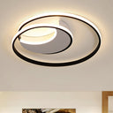 Sleek Spiral Flush Mount Ceiling Light With Simple Acrylic Design - Led 16’/19.5’/23.5’ Wide