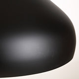 Dome Metallic Pendant Ceiling Lamp - Elegant 1 Head Hanging Light For Dining Room 12.5 Or 16.5 Width