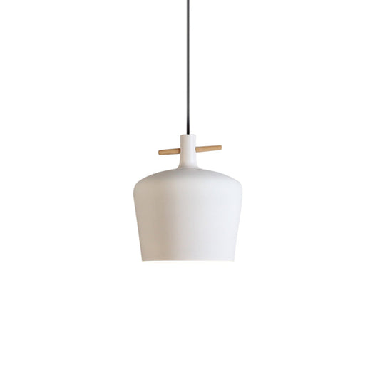 Contemporary Metal Pendant Lamp With Shade - Stylish Dining Room Hanging Light Fixture In