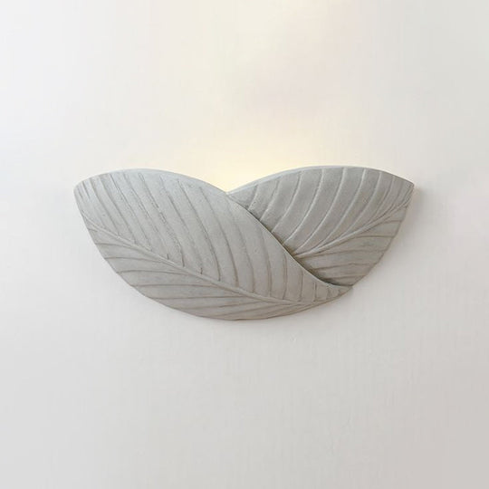 Modern Style Grey Cement Bowl/Cylinder Shade Wall Light - 1-Light Bathroom Fixture