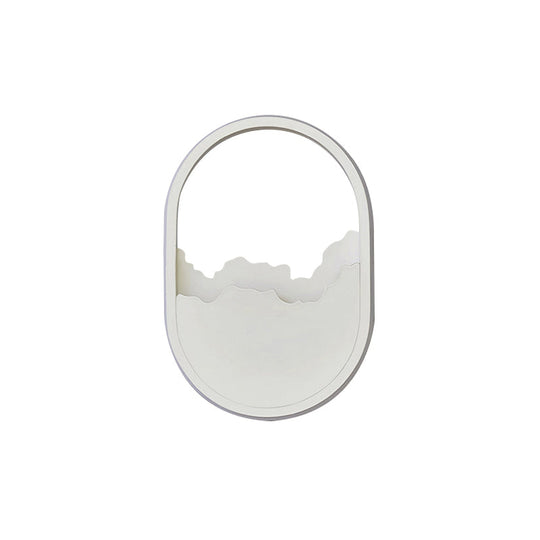 Modern Oval Wall Sconce With Led Lighting For Your Bedroom
