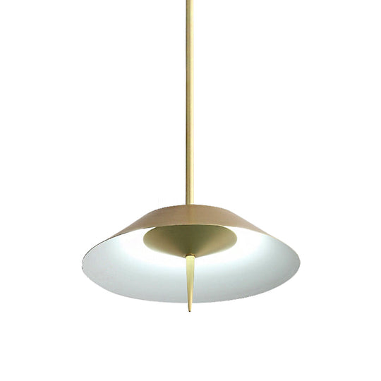 Nordic Style Metal Pendant Light With Cone Shade - Black/Copper/Gold Finish Ideal For Dining Room &