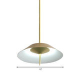 Nordic Style Metal Pendant Light With Cone Shade - Black/Copper/Gold Finish Ideal For Dining Room &