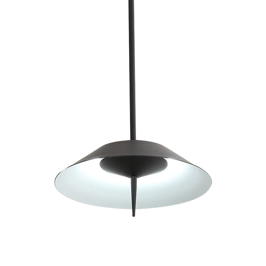Metal Nordic Style Pendant Light - Black/Copper/Gold Cone Shade Perfect For Dining Rooms