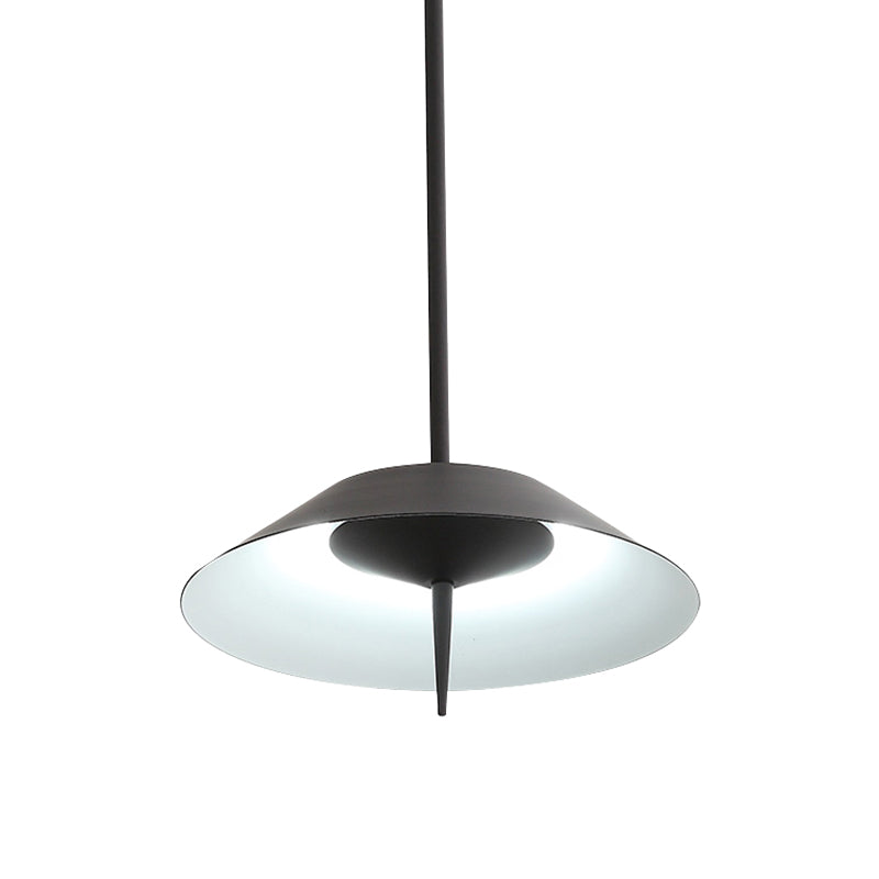 Nordic Style Metal Pendant Light With Cone Shade - Black/Copper/Gold Finish Ideal For Dining Room &