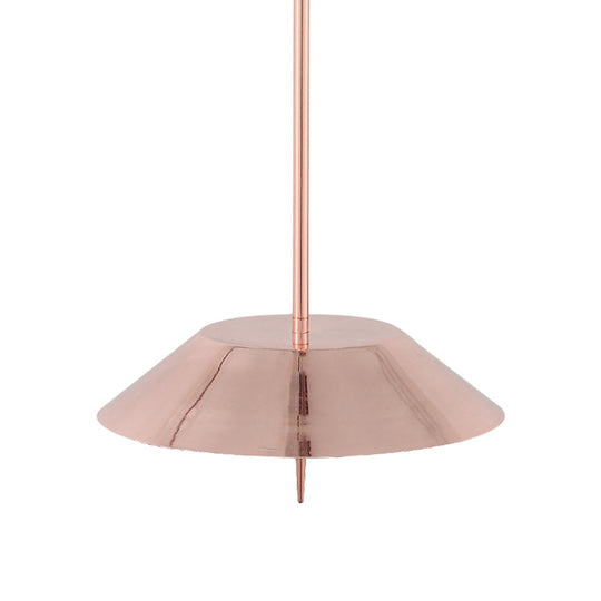 Metal Nordic Style Pendant Light - Black/Copper/Gold Cone Shade Perfect For Dining Rooms
