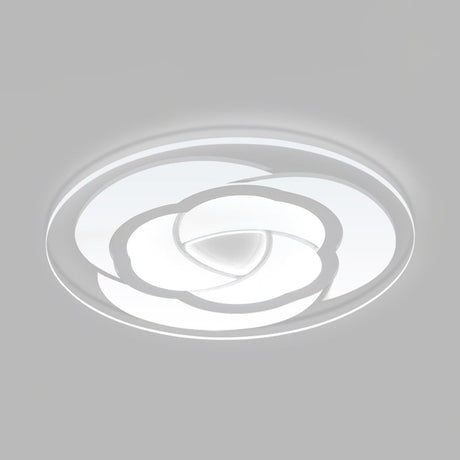 Blossom Ultra Thin Acrylic Flushmount Modernism White Led Ceiling Light 16.5/20.5 Warm/White