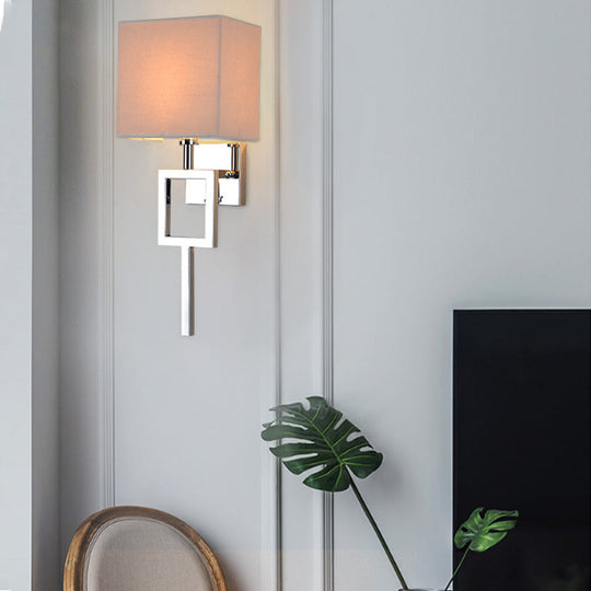 Modern Beige Led Wall Sconce Light For Bedroom