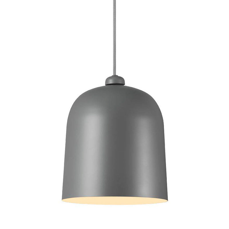 Nordic Dome Pendant Lamp - Black/White/Grey Moveable & Metal Perfect For Dining Room Lighting