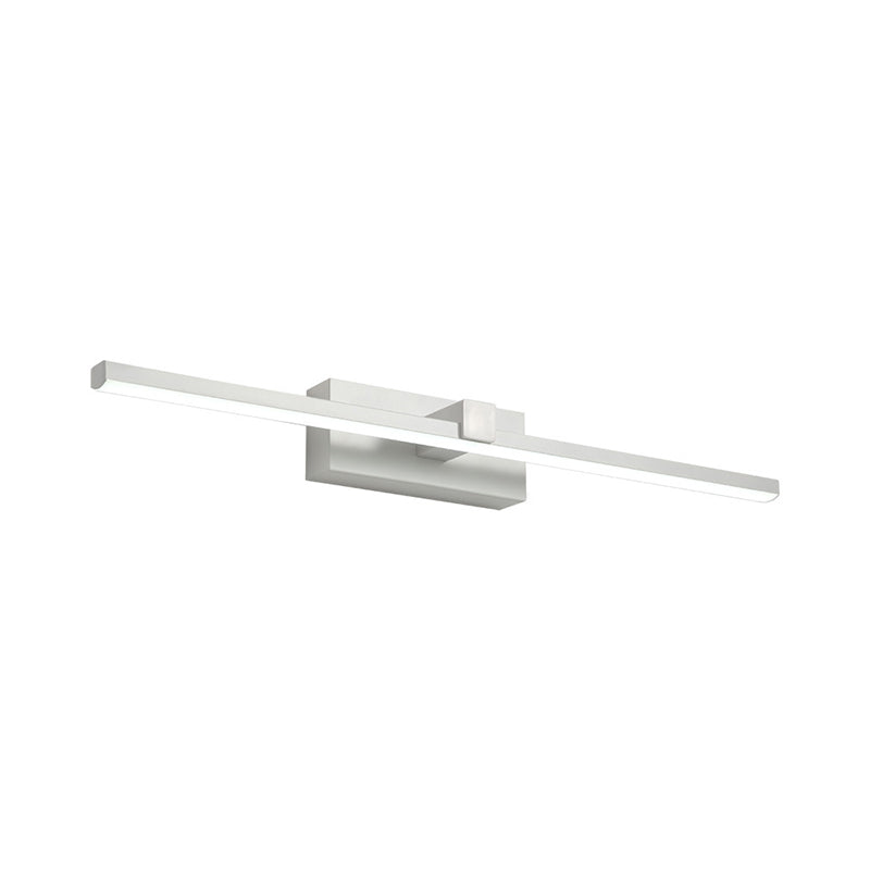 Black/White Led Wall Mounted Bathroom Mirror Light - Iron Stick Vanity Lamp Multiple Sizes Available
