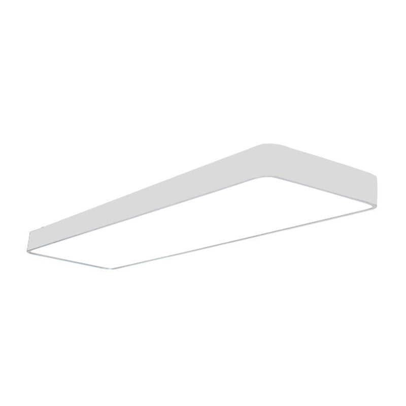 23.5’ Wide Metal Led Ceiling Lamp With Acrylic Diffuser - Flush Mount