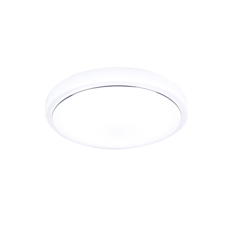 Metal Led Ceiling Light Fixture With Acrylic Shade For Hallway - Warm/White 7.5/9/12 Dia
