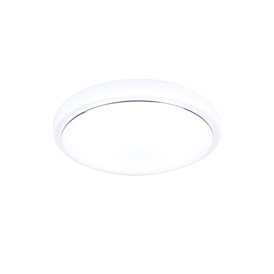 Metal Led Ceiling Light Fixture With Acrylic Shade For Hallway - Warm/White 7.5/9/12 Dia