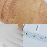 Nordic Planet Flush Mount Acrylic White Led Ceiling Fixture For Bedroom In Warm/White 18/23.5 Wide